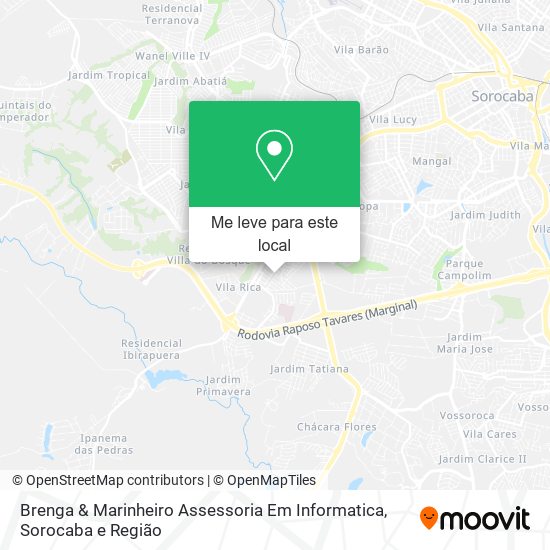 Brenga & Marinheiro Assessoria Em Informatica mapa