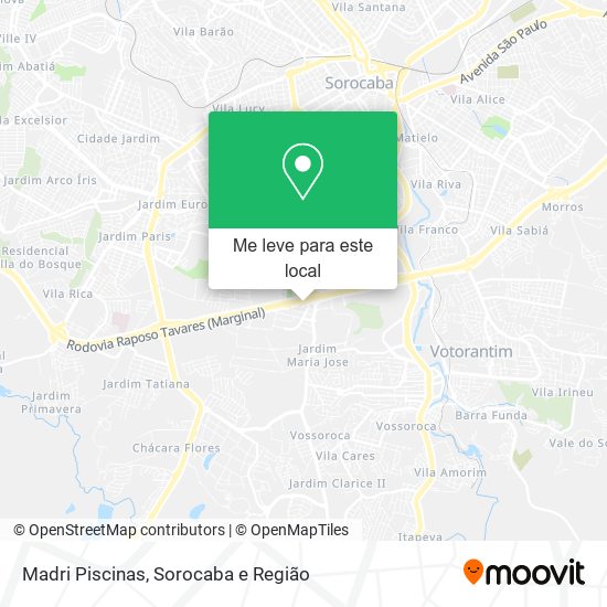Madri Piscinas mapa