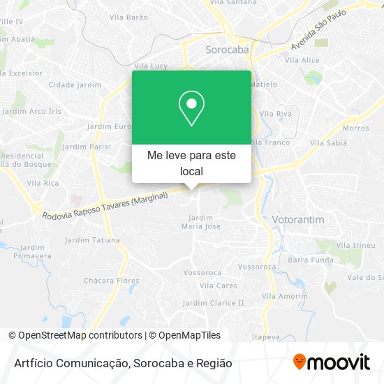 Artfício Comunicação mapa