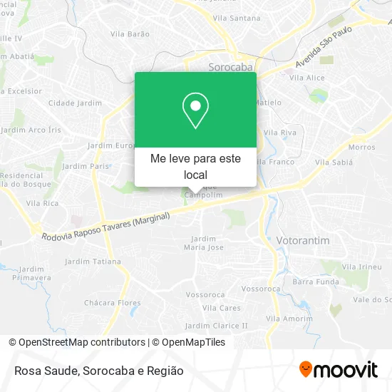Rosa Saude mapa