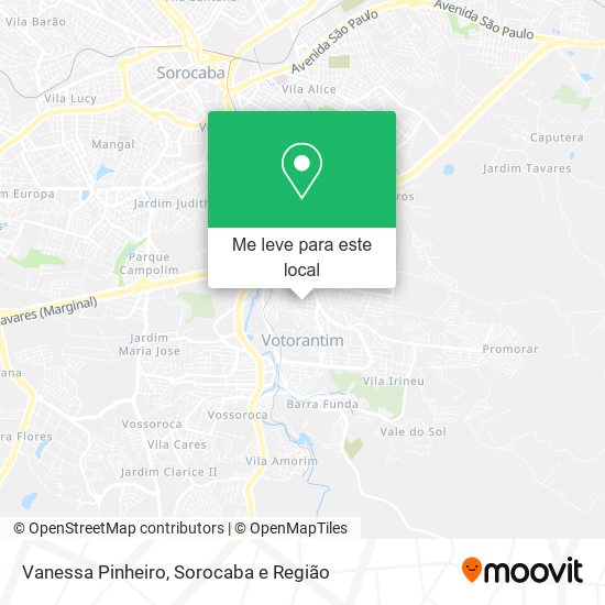 Vanessa Pinheiro mapa