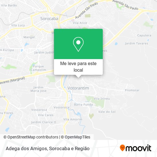 Adega dos Amigos mapa