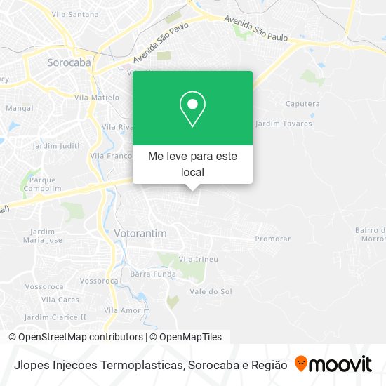 Jlopes Injecoes Termoplasticas mapa