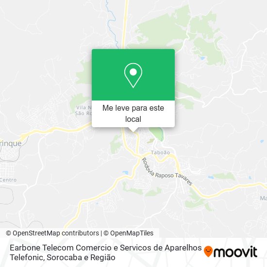 Earbone Telecom Comercio e Servicos de Aparelhos Telefonic mapa