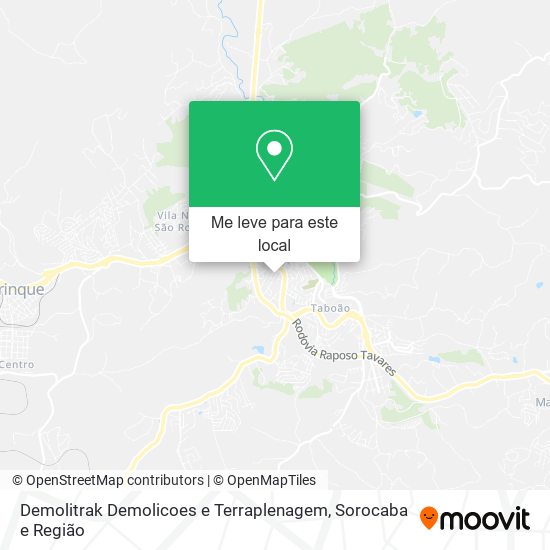 Demolitrak Demolicoes e Terraplenagem mapa