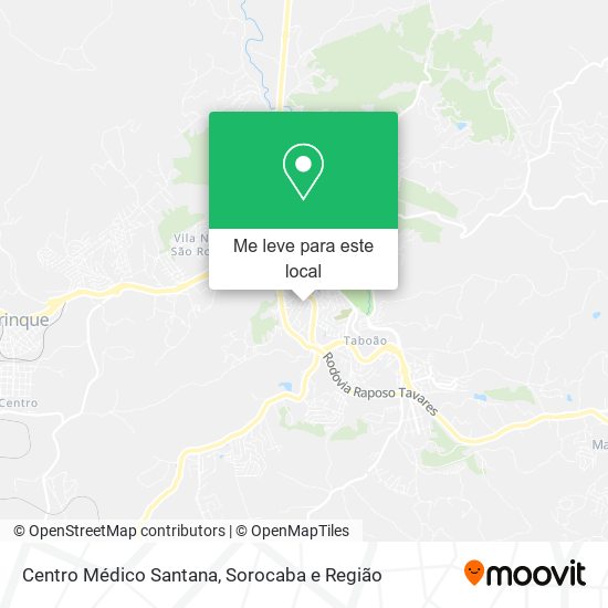 Centro Médico Santana mapa