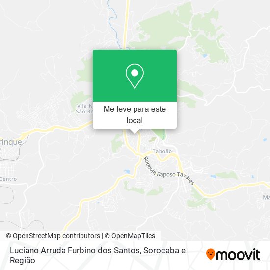 Luciano Arruda Furbino dos Santos mapa