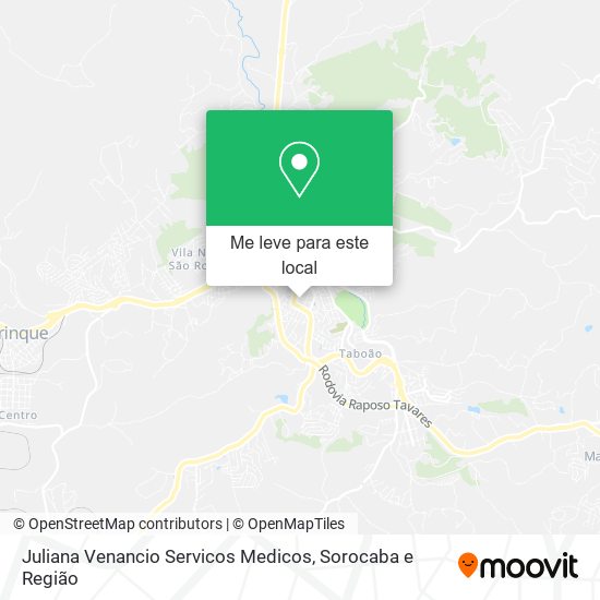 Juliana Venancio Servicos Medicos mapa