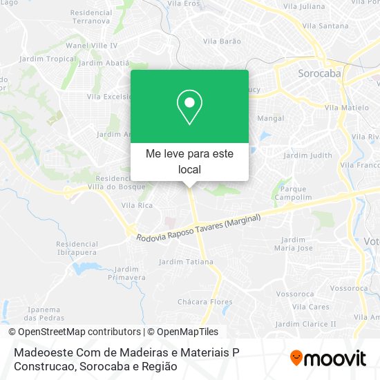 Madeoeste Com de Madeiras e Materiais P Construcao mapa