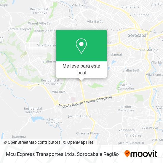 Mcu Express Transportes Ltda mapa