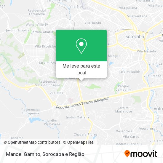 Manoel Gamito mapa