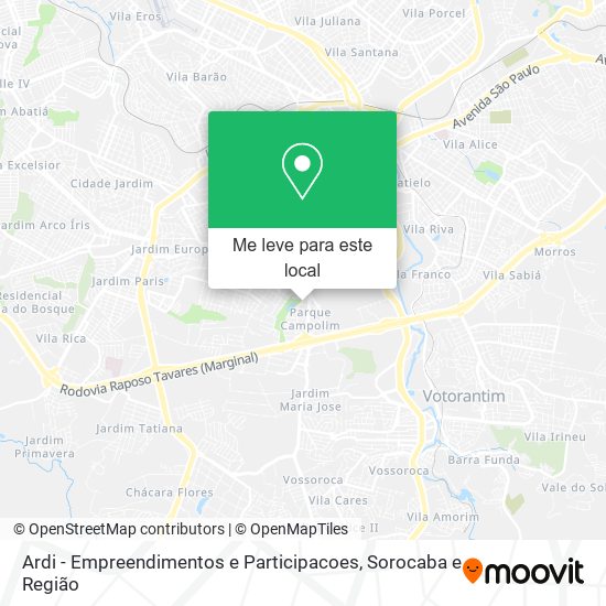 Ardi - Empreendimentos e Participacoes mapa