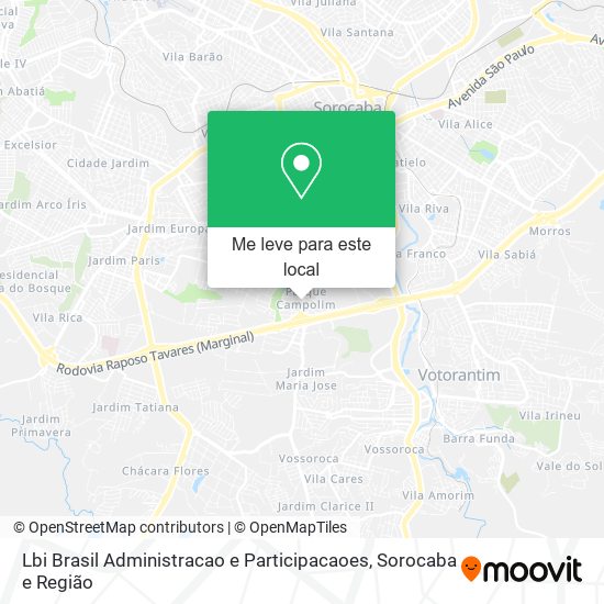 Lbi Brasil Administracao e Participacaoes mapa