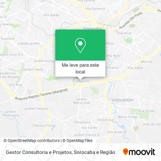 Gestor Consultoria e Projetos mapa