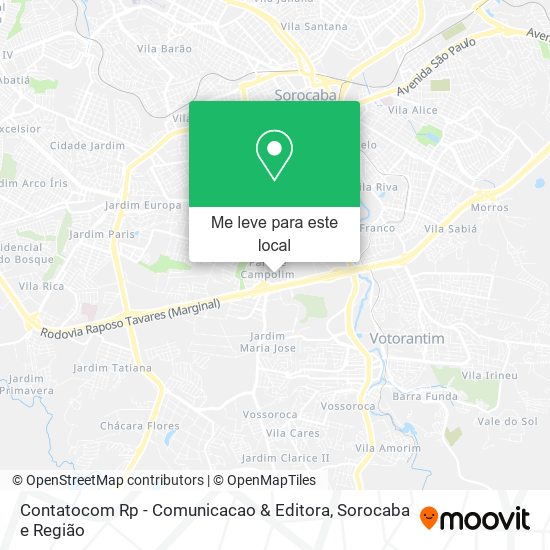 Contatocom Rp - Comunicacao & Editora mapa