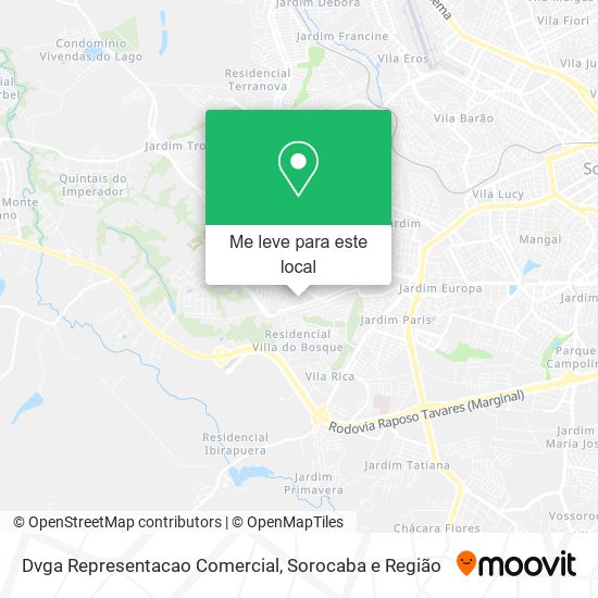 Dvga Representacao Comercial mapa