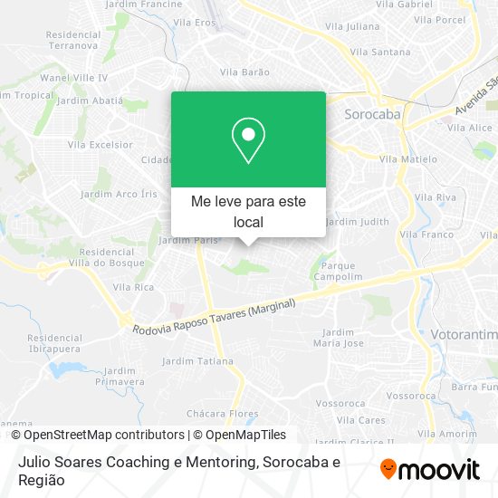 Julio Soares Coaching e Mentoring mapa