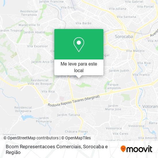 Bcom Representacoes Comerciais mapa