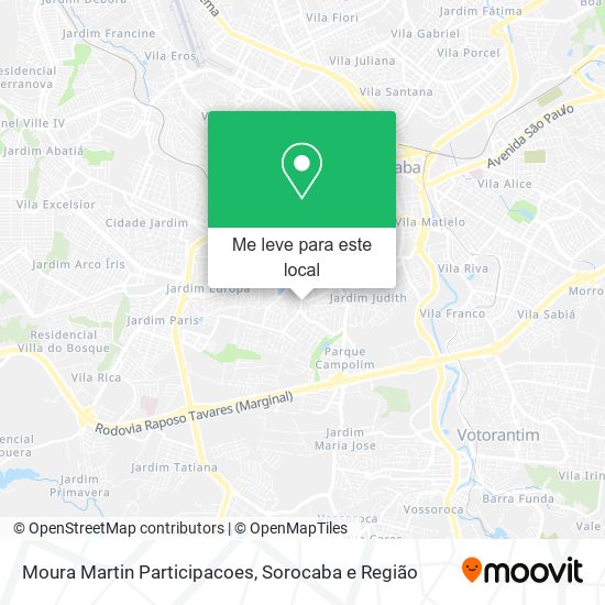 Moura Martin Participacoes mapa