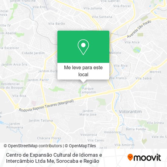 Centro de Expansão Cultural de Idiomas e Intercâmbio Ltda Me mapa