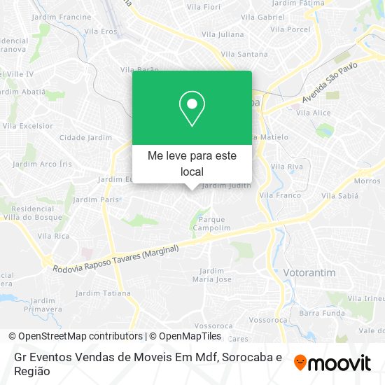 Gr Eventos Vendas de Moveis Em Mdf mapa