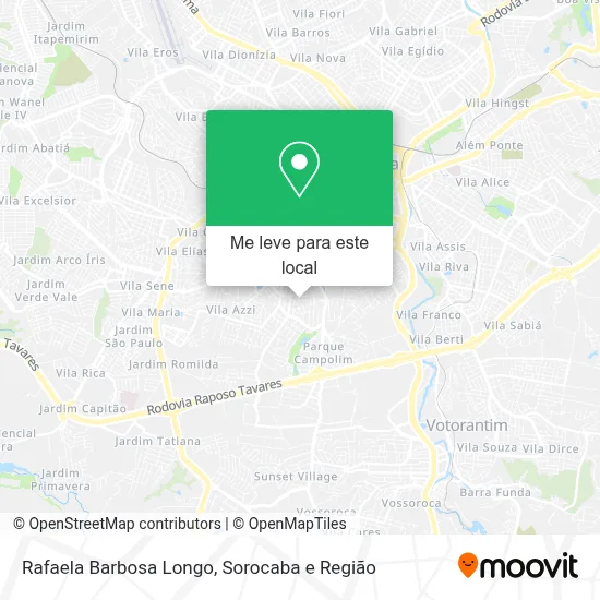 Rafaela Barbosa Longo mapa