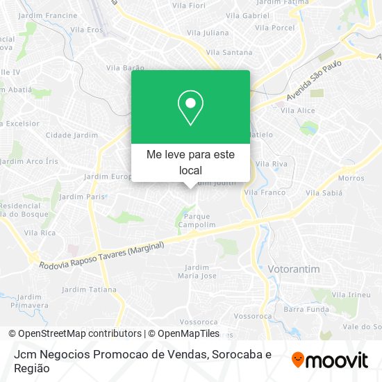 Jcm Negocios Promocao de Vendas mapa