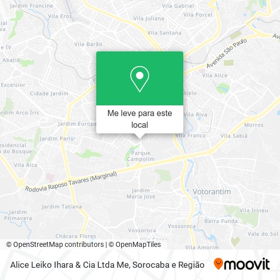 Alice Leiko Ihara & Cia Ltda Me mapa