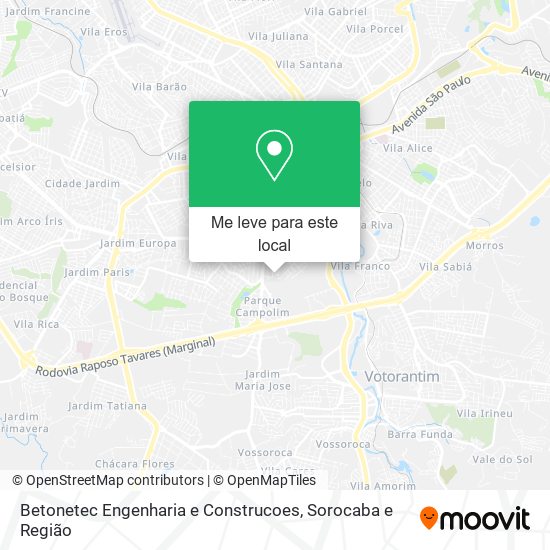 Betonetec Engenharia e Construcoes mapa