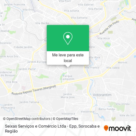 Seixas Serviços e Comércio Ltda - Epp mapa