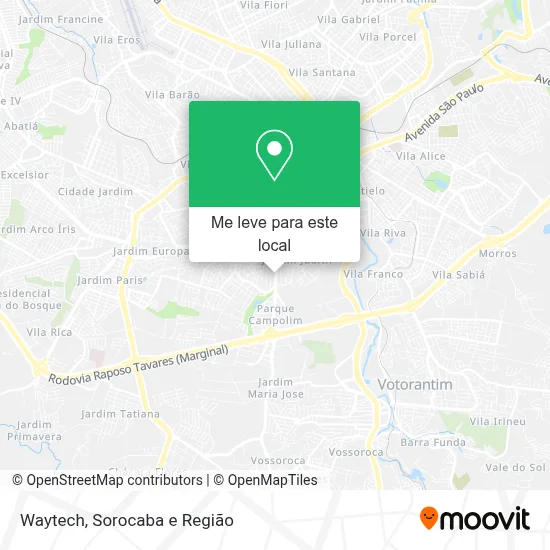 Waytech mapa