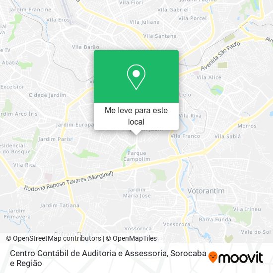 Centro Contábil de Auditoria e Assessoria mapa