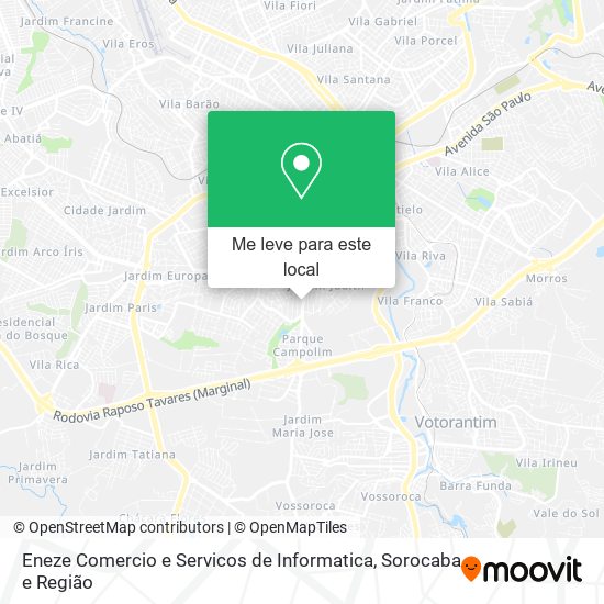 Eneze Comercio e Servicos de Informatica mapa