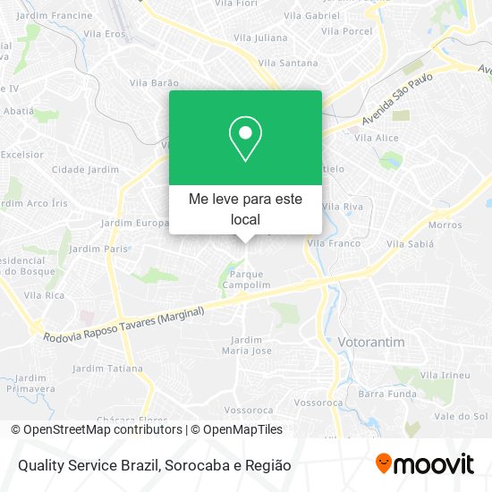 Quality Service Brazil mapa