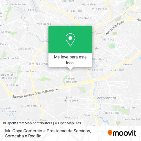 Mr. Goya Comercio e Prestacao de Servicos mapa