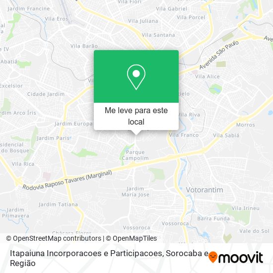 Itapaiuna Incorporacoes e Participacoes mapa