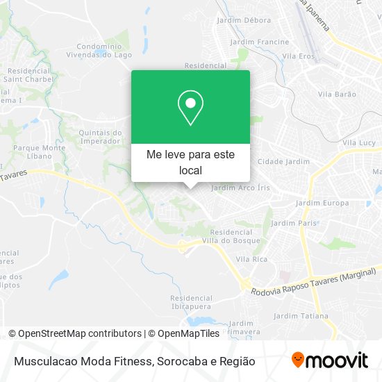 Musculacao Moda Fitness mapa