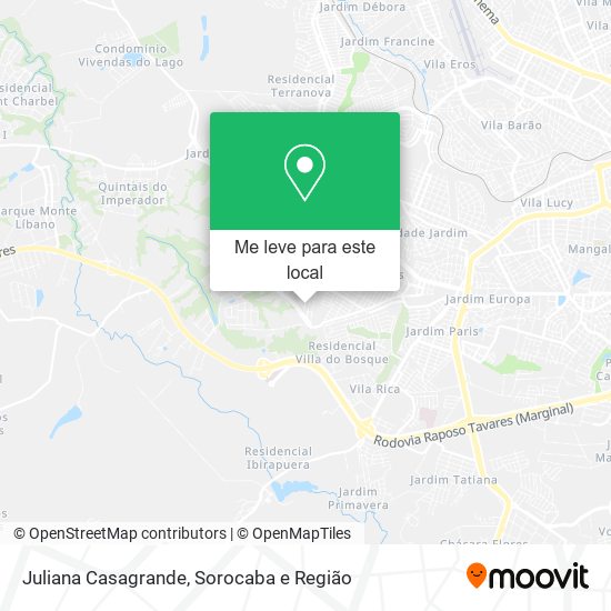 Juliana Casagrande mapa