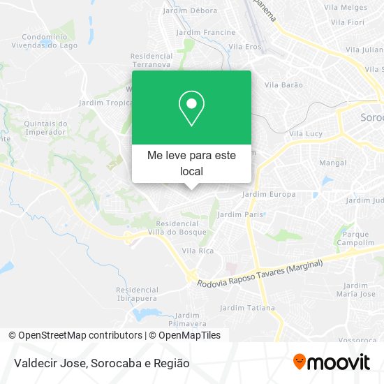 Valdecir Jose mapa