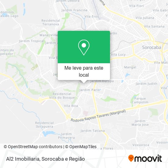 Al2 Imobiliaria mapa