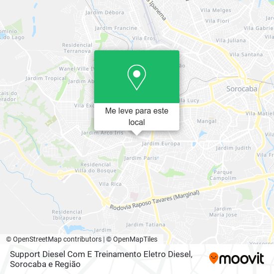 Support Diesel Com E Treinamento Eletro Diesel mapa