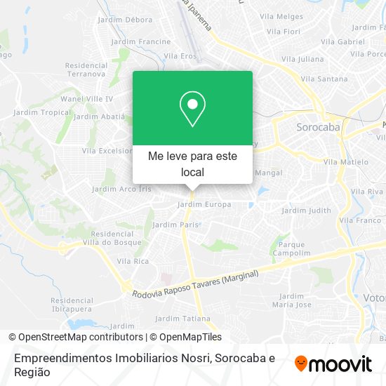 Empreendimentos Imobiliarios Nosri mapa