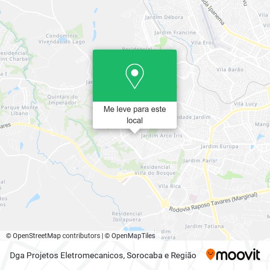 Dga Projetos Eletromecanicos mapa