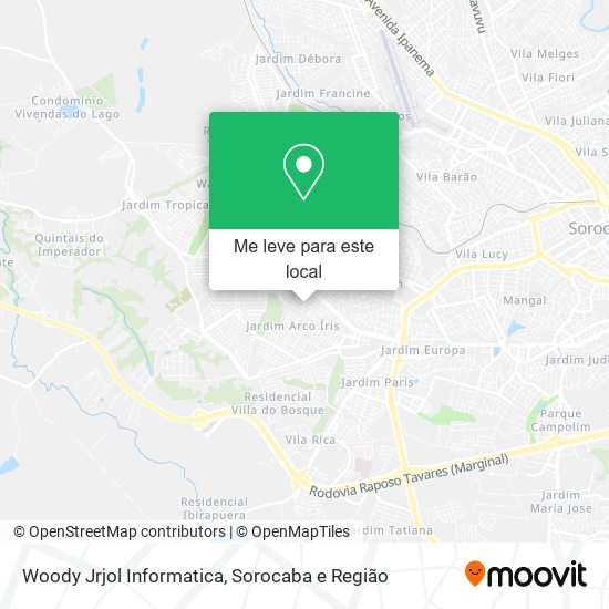 Woody Jrjol Informatica mapa