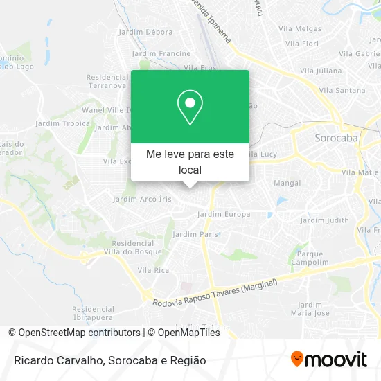 Ricardo Carvalho mapa