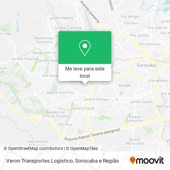 Veron Transportes Logistico mapa