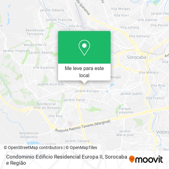 Condominio Edificio Residencial Europa II mapa