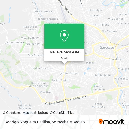 Rodrigo Nogueira Padilha mapa