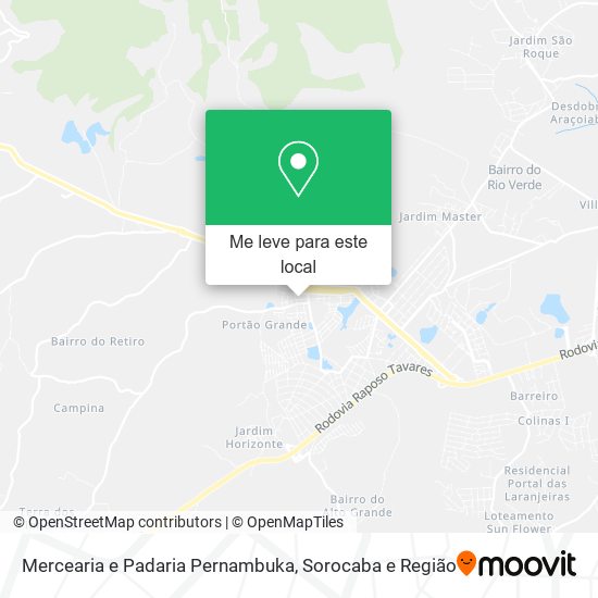 Mercearia e Padaria Pernambuka mapa