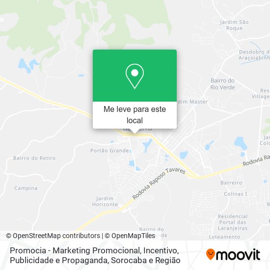 Promocia - Marketing Promocional, Incentivo, Publicidade e Propaganda mapa
